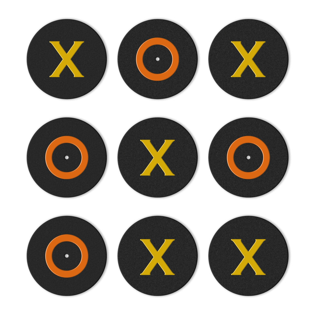 -archtwain-Tic Tac Toe 'Colorful Clash' Wall Game-home office decorations