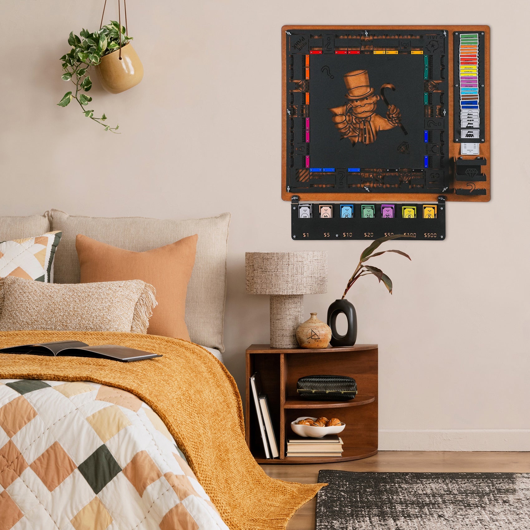 Monopoly Wall In Archopoly Wall Game – Luxury Monopoly-Inspired Play & Decorative Design ...