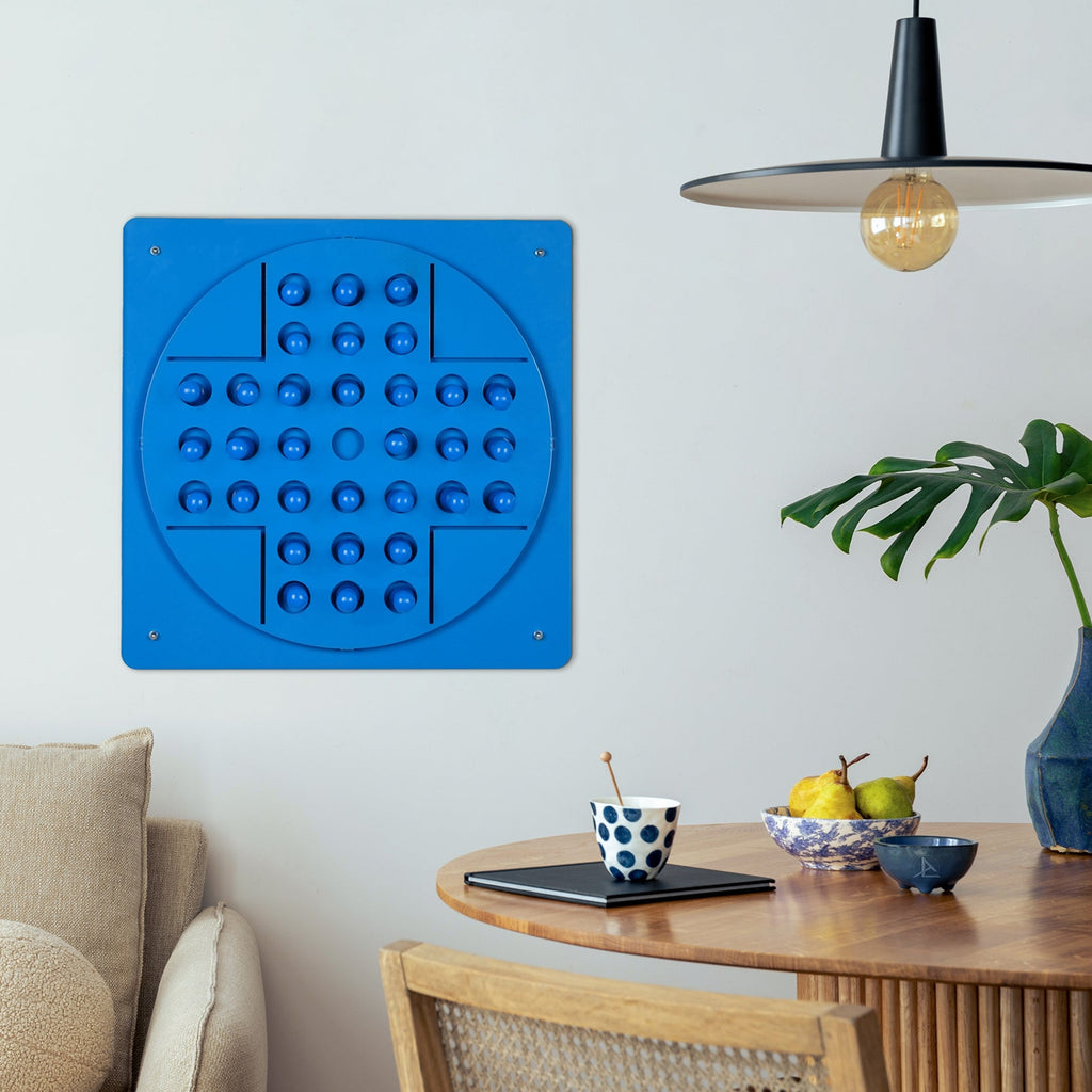 game-archtwain-Colorful Peg Solitaire- Navy Blue-home office decorations