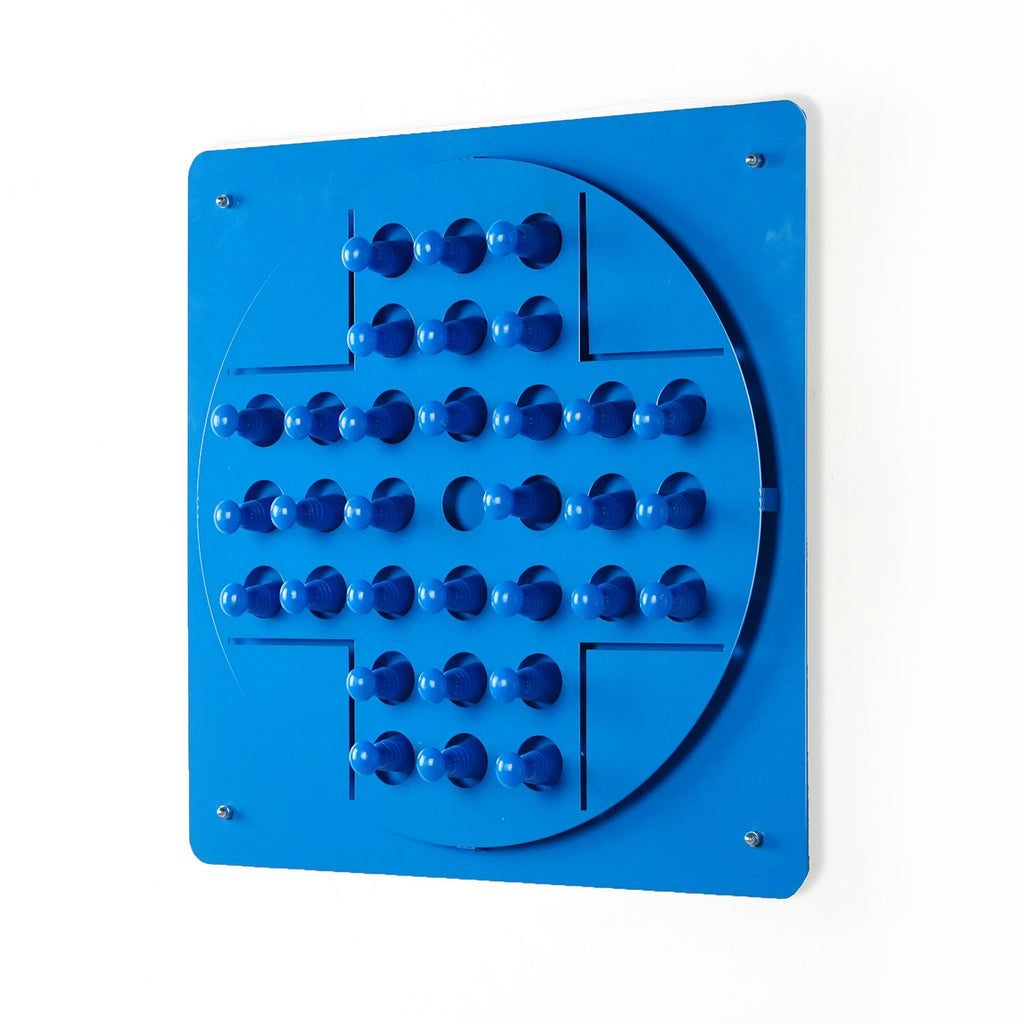 game-archtwain-Colorful Peg Solitaire- Navy Blue-home office decorations
