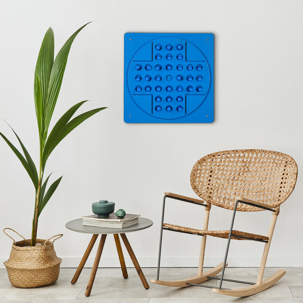 game-archtwain-Colorful Peg Solitaire- Navy Blue-home office decorations