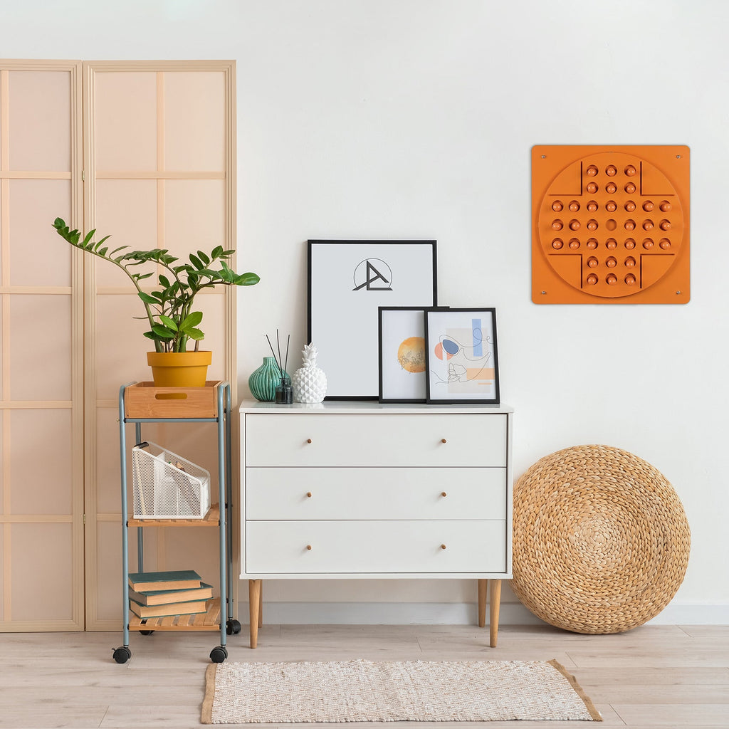 game-archtwain-Colorful Peg Solitaire- Orange-home office decorations
