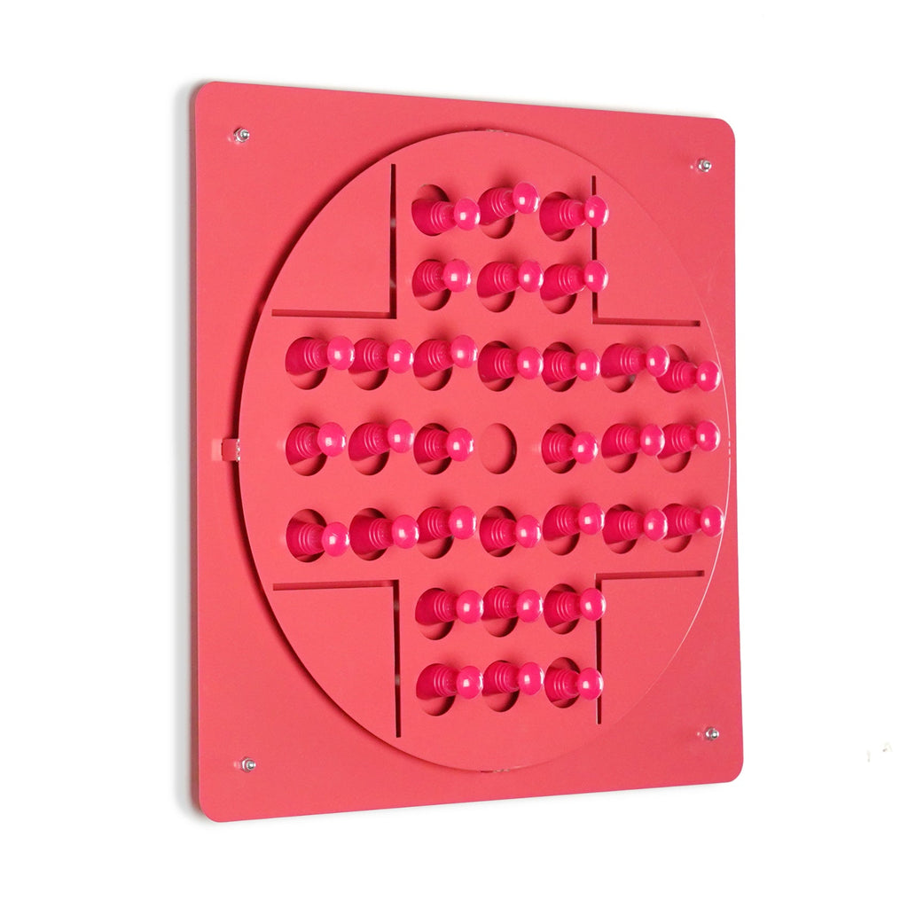 game-archtwain-Colorful Peg Solitaire- Pink-home office decorations
