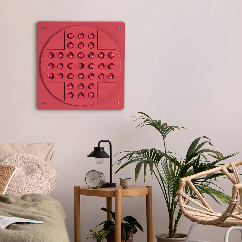 game-archtwain-Colorful Peg Solitaire- Pink-home office decorations