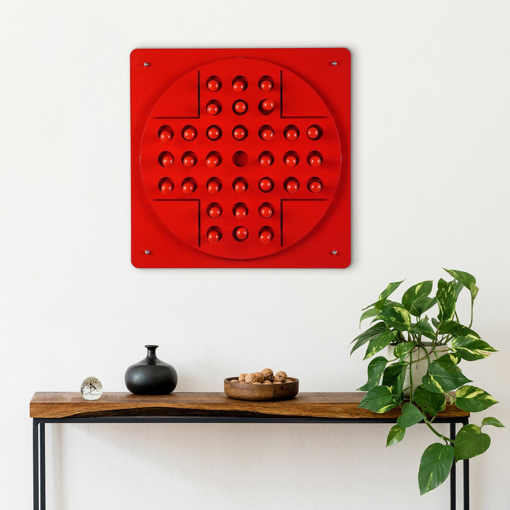 game-archtwain-Colorful Peg Solitaire- Red-home office decorations