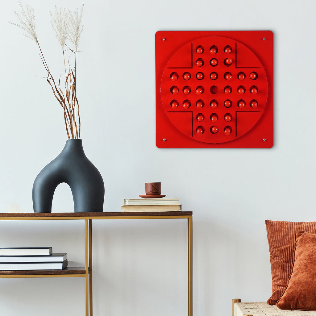 game-archtwain-Colorful Peg Solitaire- Red-home office decorations