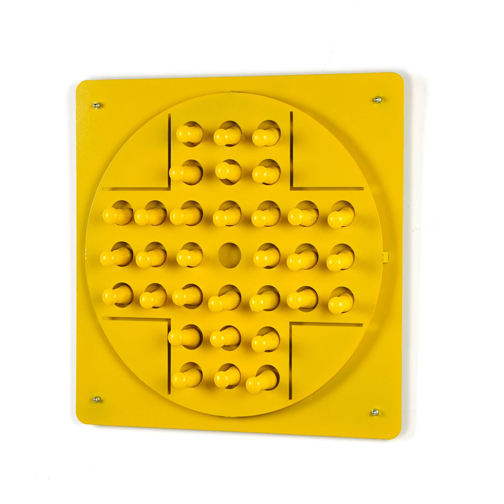game-archtwain-Colorful Peg Solitaire- Yellow-home office decorations