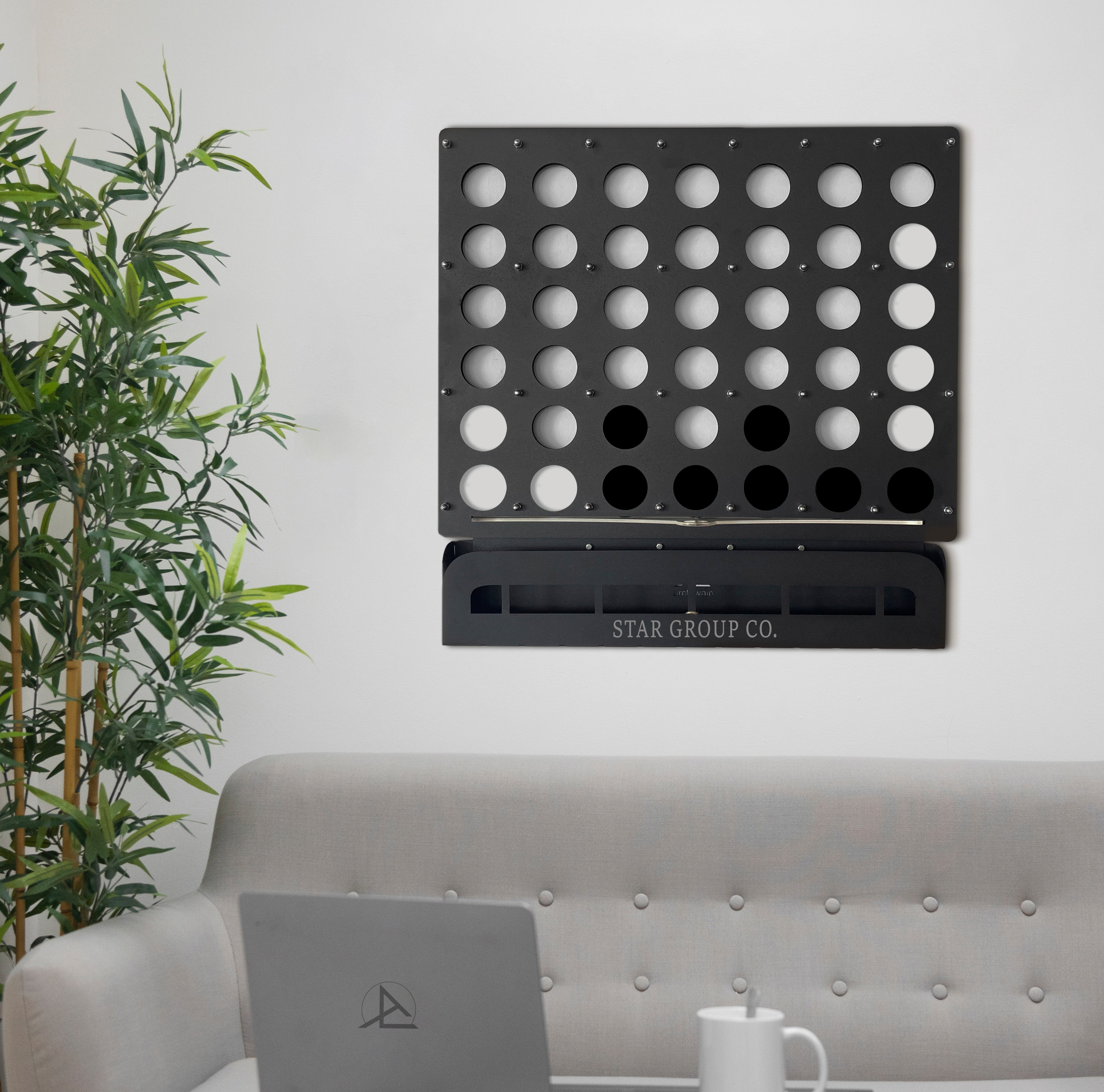 Customized Connect Four – Personalized Wall Game with Name & Logo ...