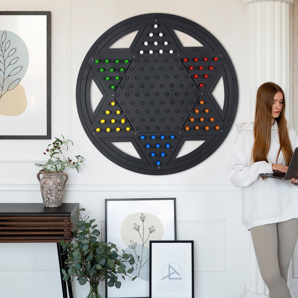 game-archtwain-Giant Chinese Checkers Game Board-home office decorations