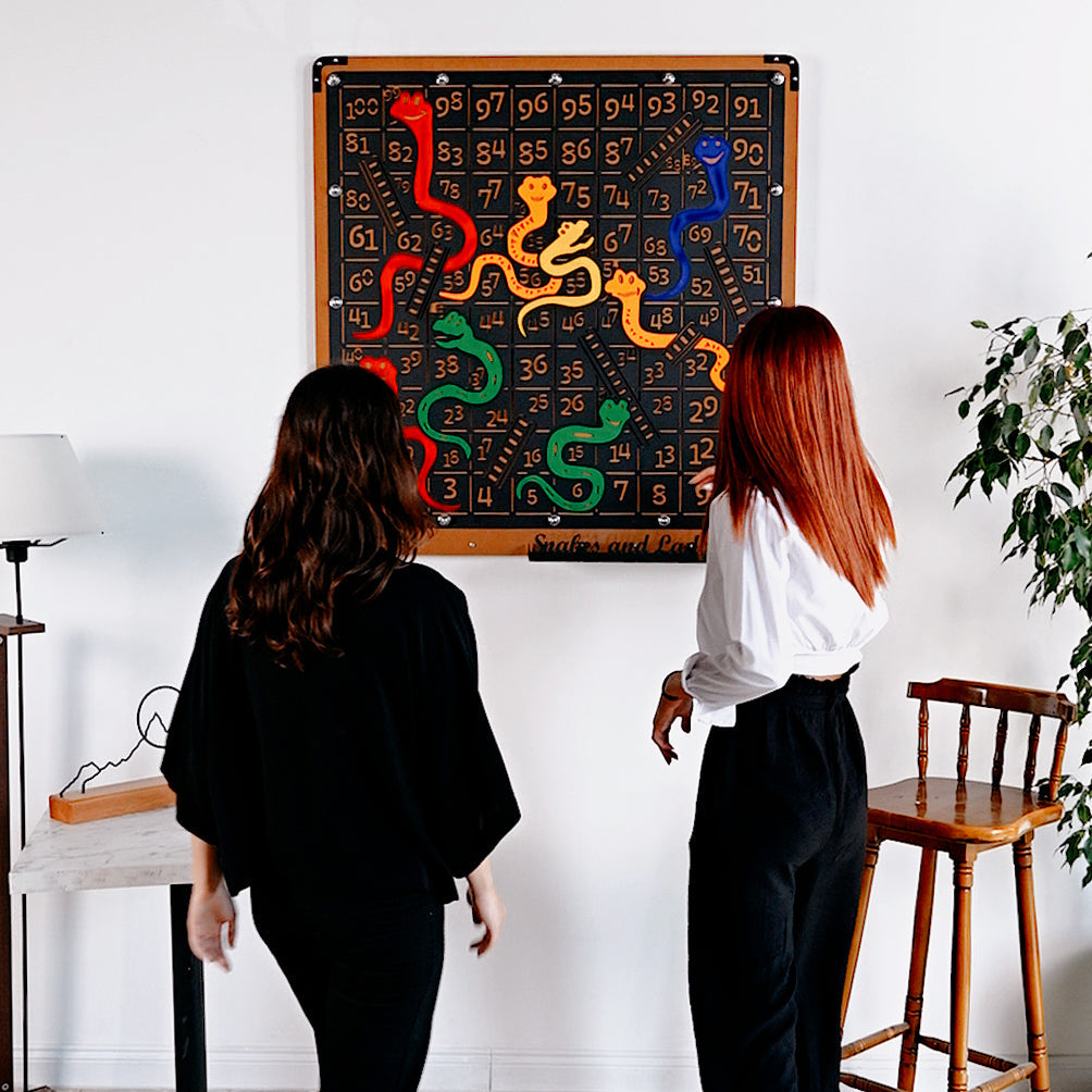 game-archtwain-Giant Snakes and Ladders Game Board-home office decorations