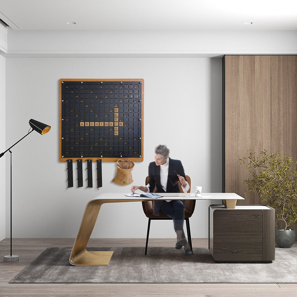 game-archtwain-Giant Words Board Wall Game-home office decorations