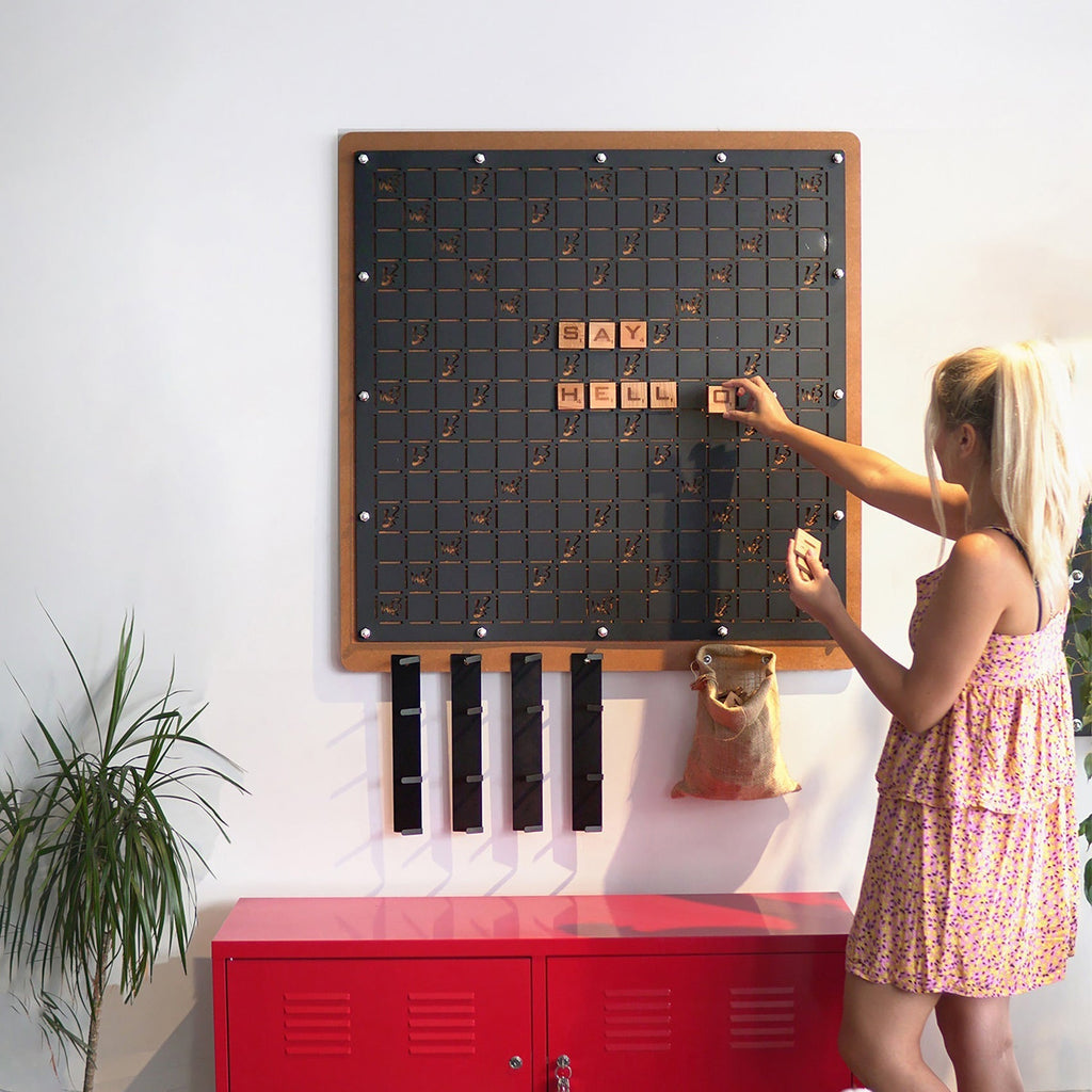 game-archtwain-Giant Words Board Wall Game-home office decorations