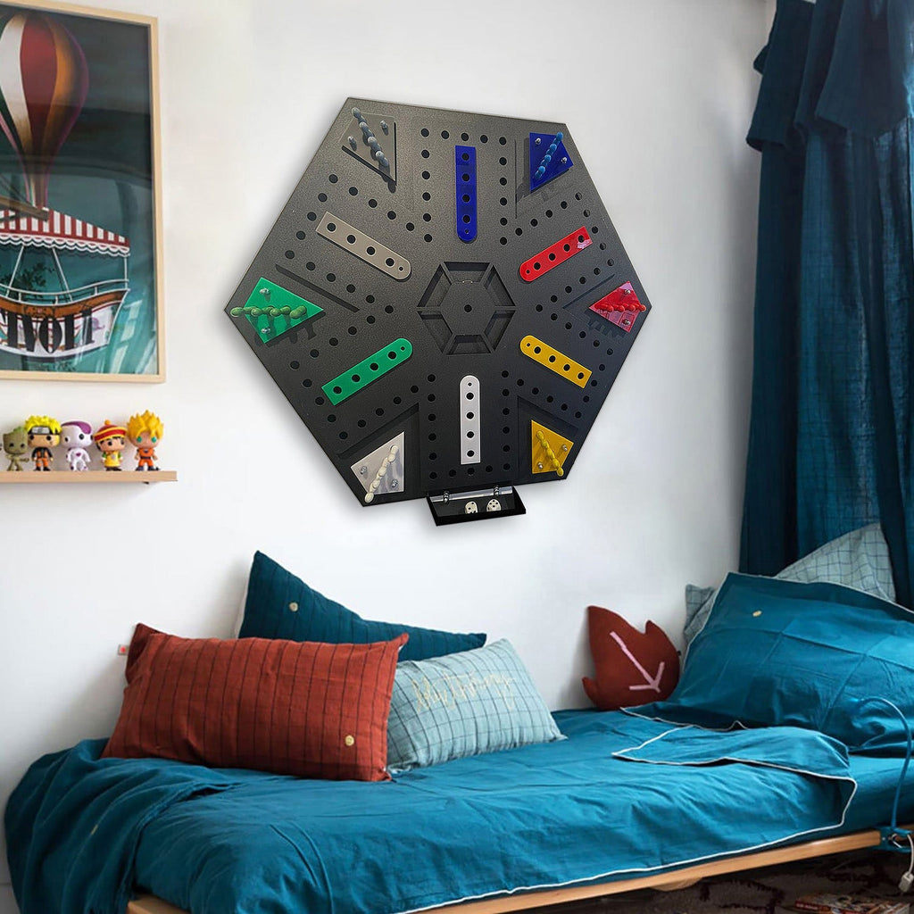 game-archtwain-Mega Ludo- Aggravation Game Wall Game-home office decorations