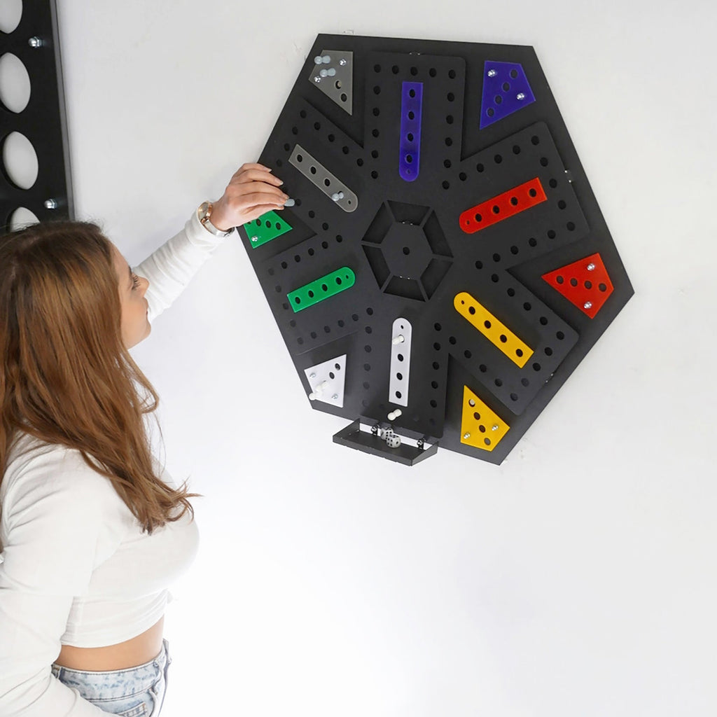 game-archtwain-Mega Ludo- Aggravation Game Wall Game-home office decorations