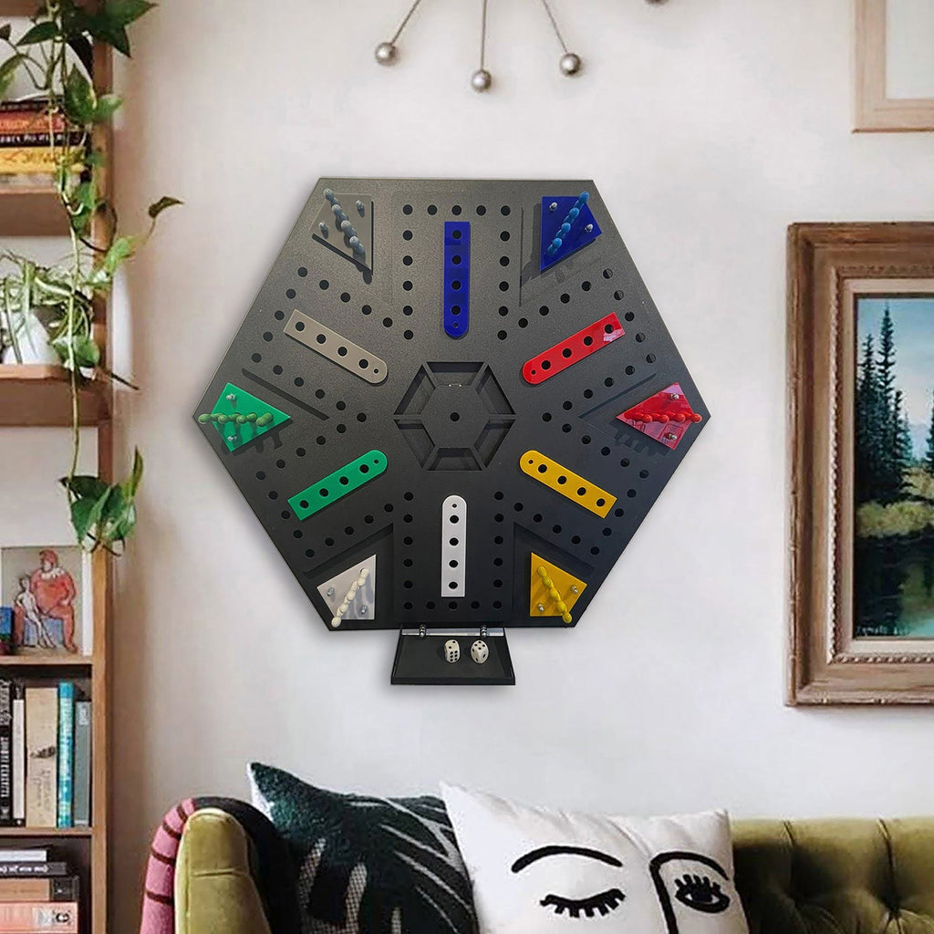 game-archtwain-Mega Ludo- Aggravation Game Wall Game-home office decorations