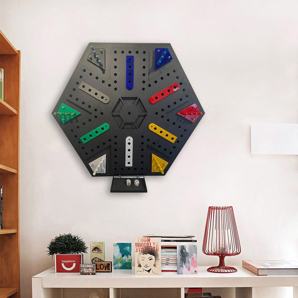 game-archtwain-Mega Ludo- Aggravation Game Wall Game-home office decorations