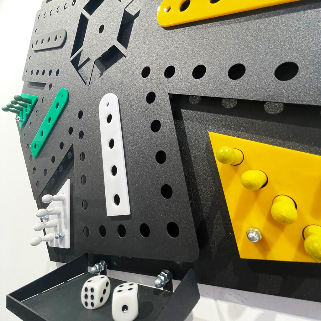 game-archtwain-Mega Ludo- Aggravation Game Wall Game-home office decorations