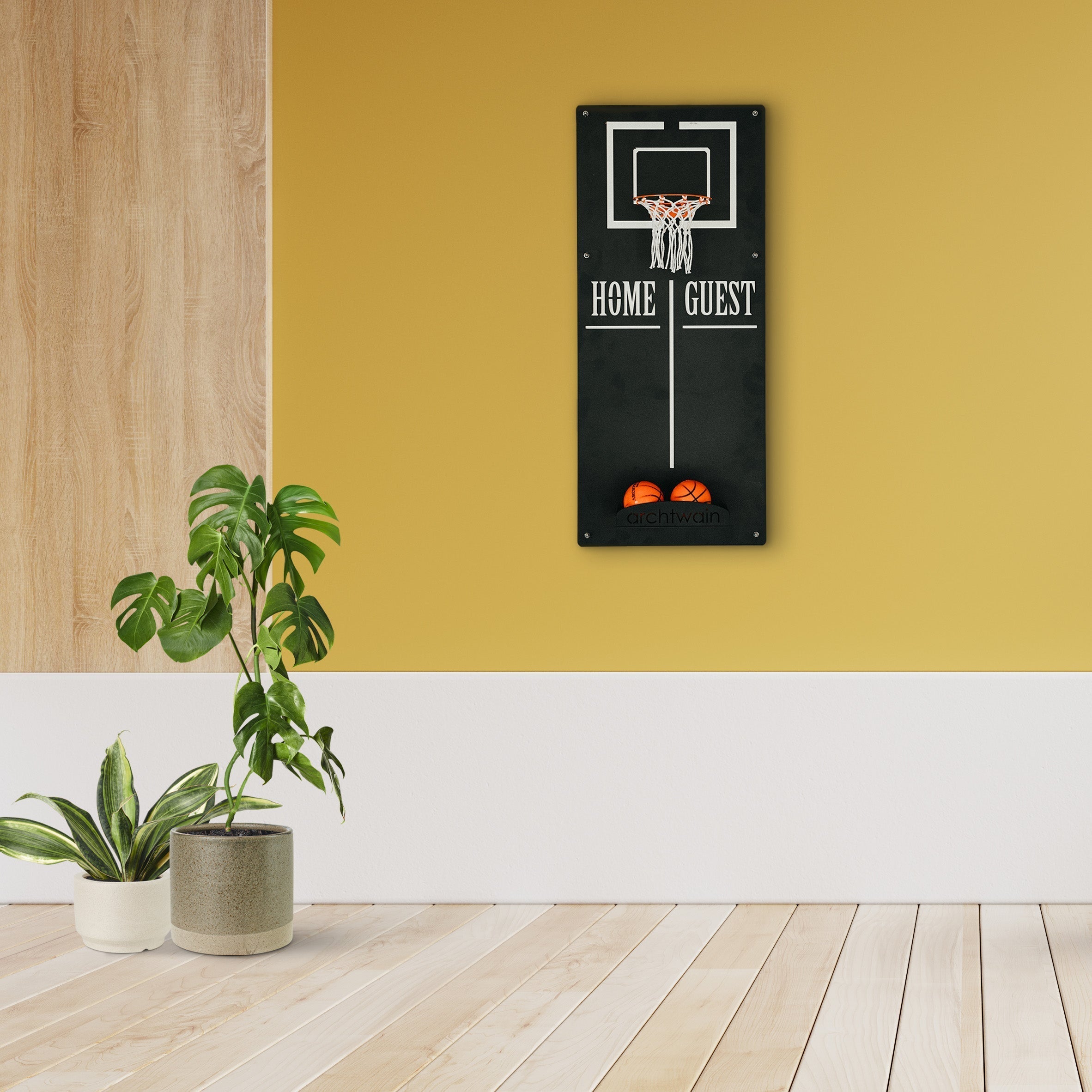 Custom Basketball Hoop – Personalized Wall Mounted Hoop Game – archtwain