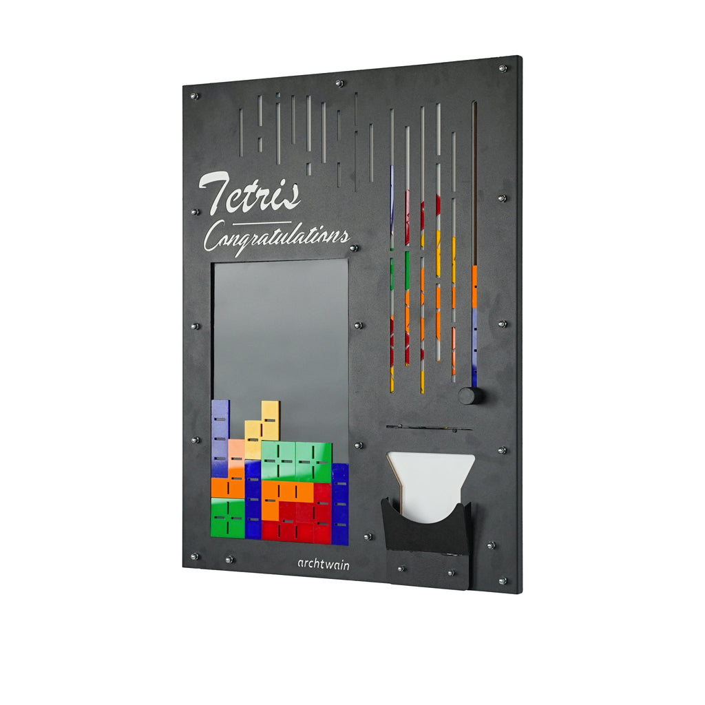 Retrow Gaming Block Retro Block Game Puzzle – Colorful Tetris Wall Decor for Kids & Adults ...