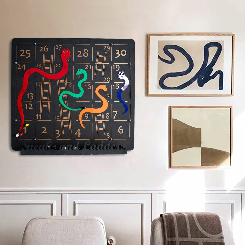 Snakes and Ladders Wall Game – Family Fun & Decorative Wall Design ...