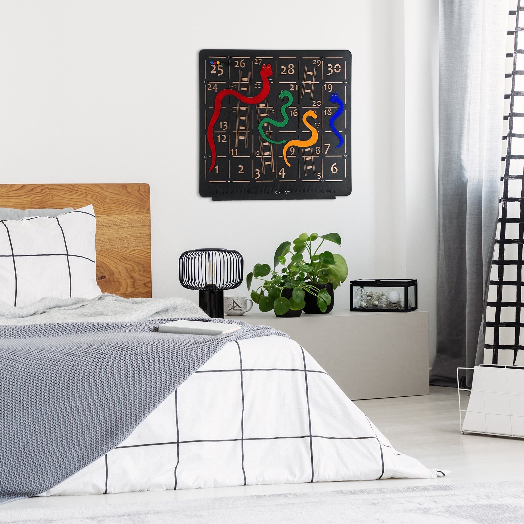 Snakes and Ladders Wall Game – Family Fun & Decorative Wall Design ...