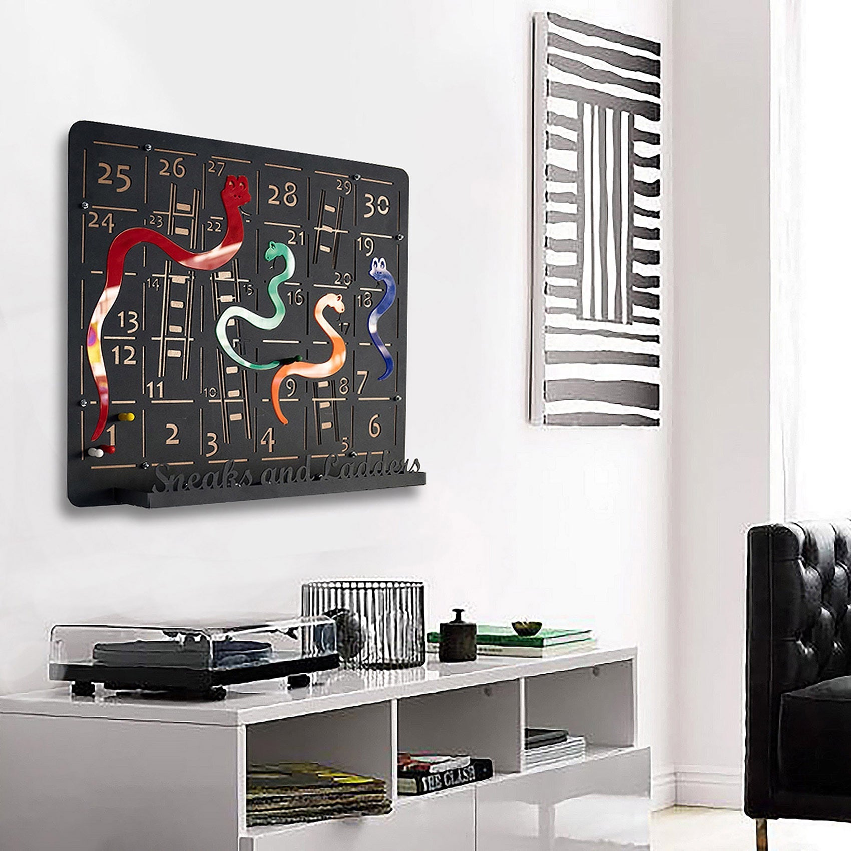 Snakes and Ladders Wall Game – Family Fun & Decorative Wall Design ...