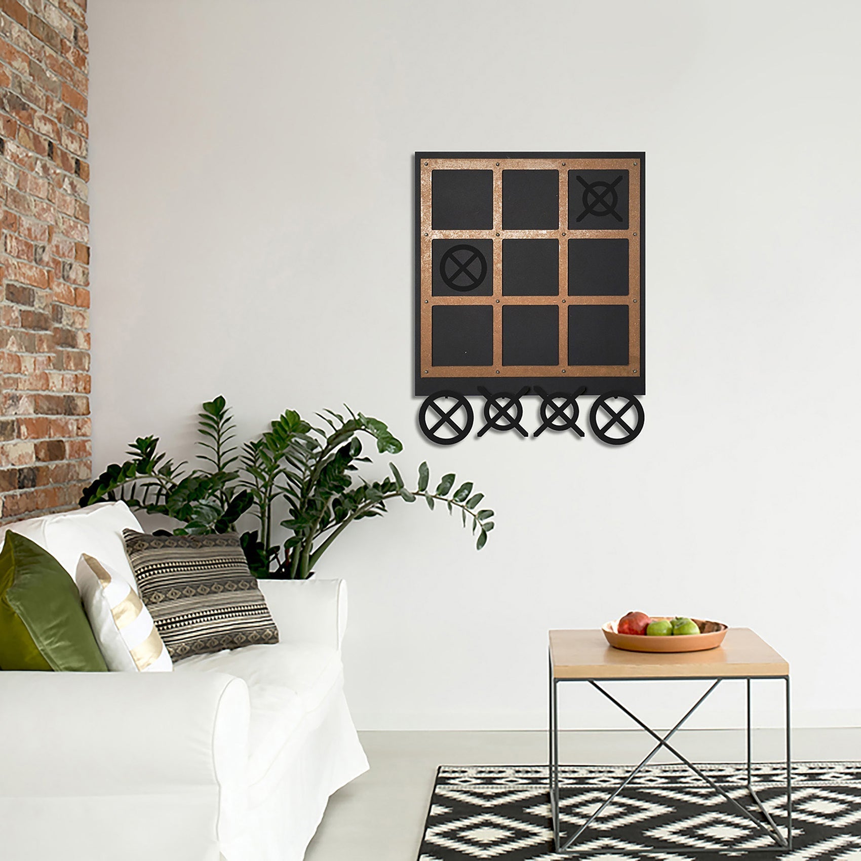 Archtwain Metal Tic Tac Toe Wall-Mounted Game – Ideal for Offices, Game ...