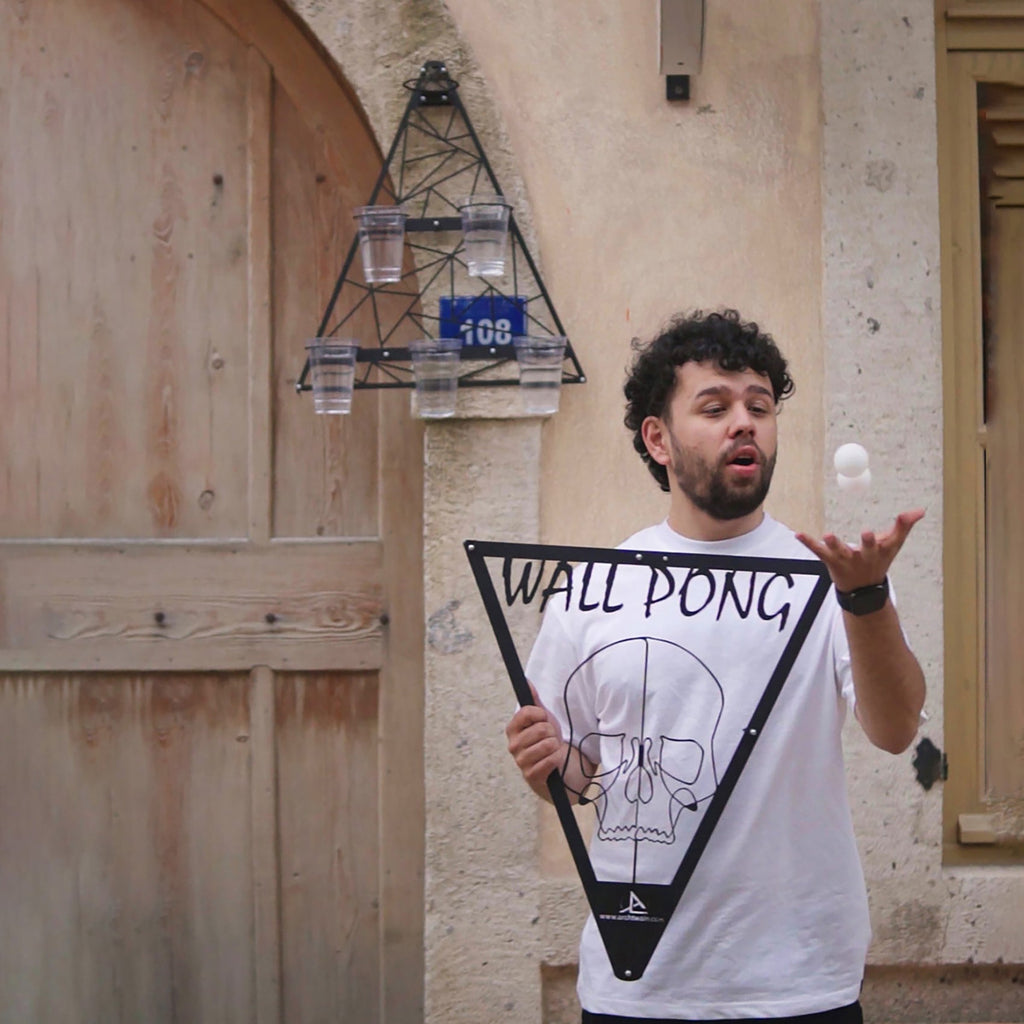 game-archtwain-Wall Pong- Drinking Game-home office decorations