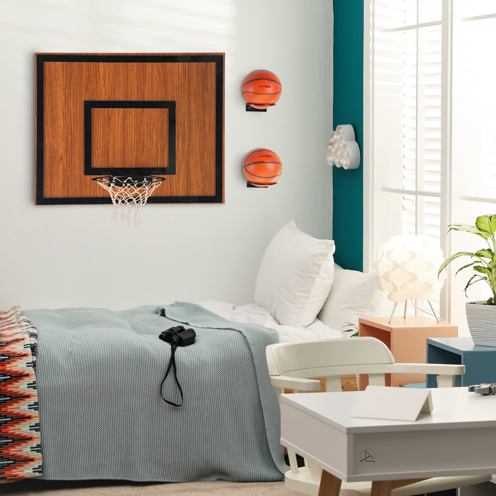 game-archtwain-Wooden Single Hoop | Walnut-home office decorations