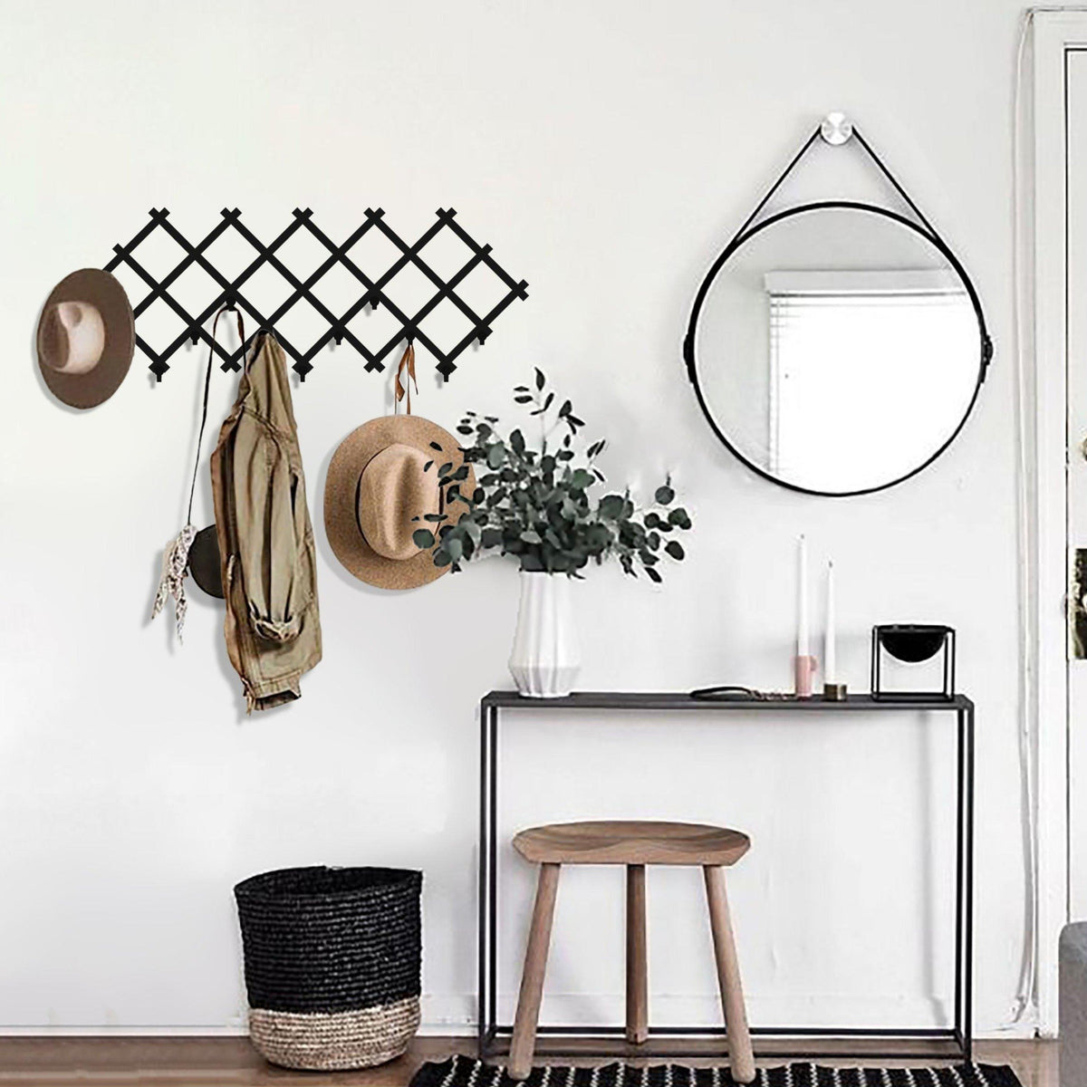 Modern Coat Rack Luces | Archtwain Wall Mounted Hook Home Office ...