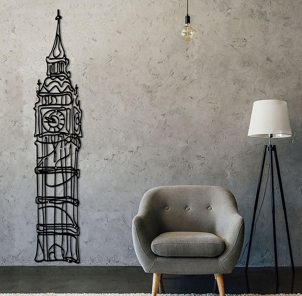 Metal duvar dekor-archtwain-Bigben - Metal Wall Art-home office decorations