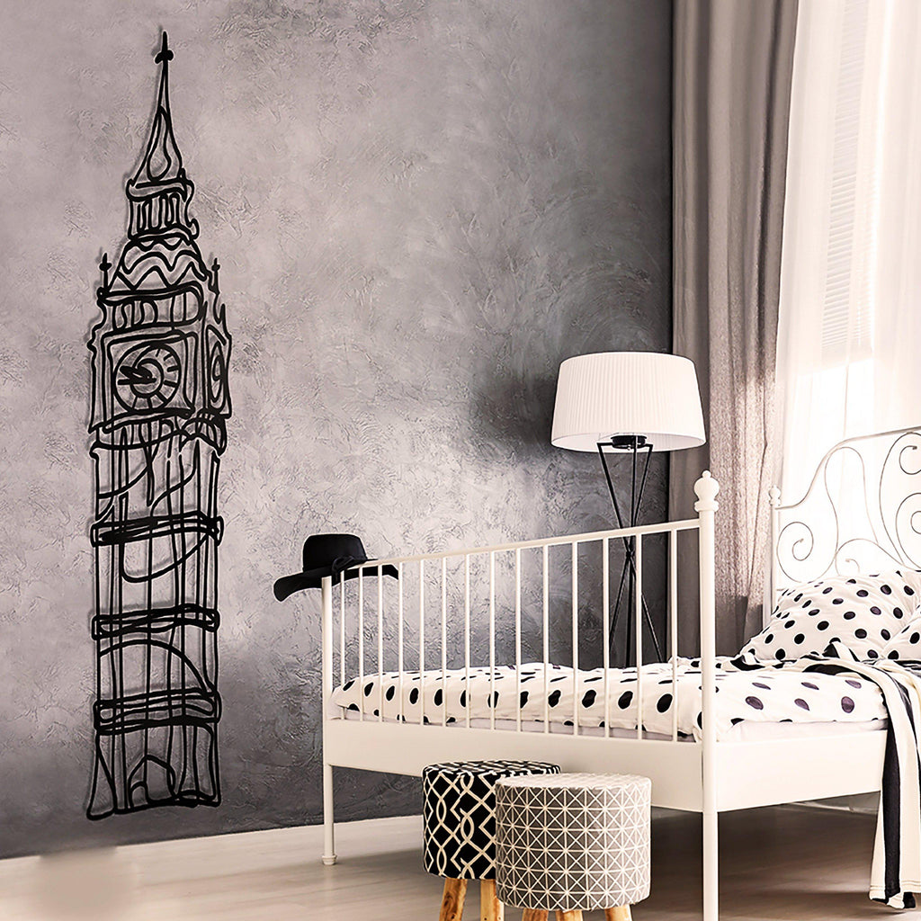 Metal duvar dekor-archtwain-Bigben - Metal Wall Art-home office decorations