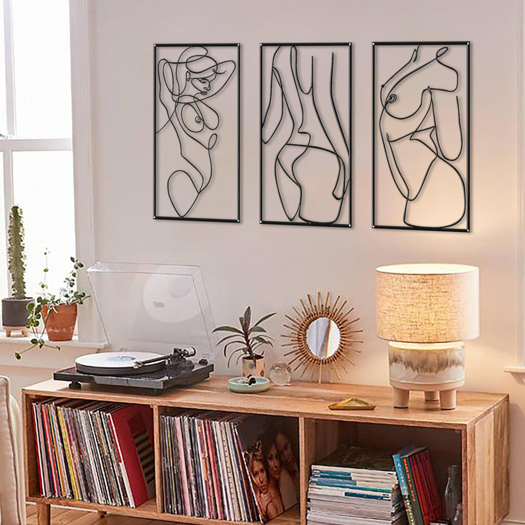 Metal duvar dekor-archtwain-Get Naked - Metal Wall Art-home office decorations