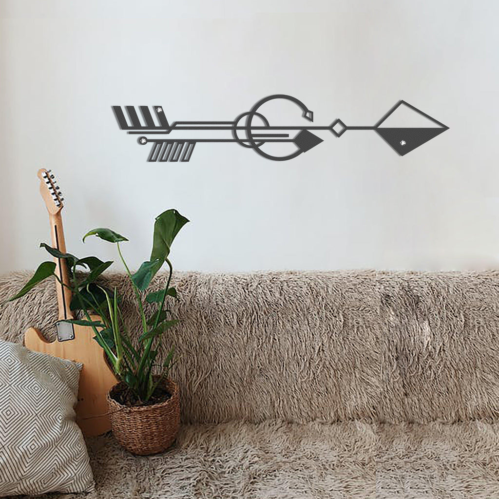 Metal duvar dekor-archtwain-Nubian - Metal Wall Art-home office decorations