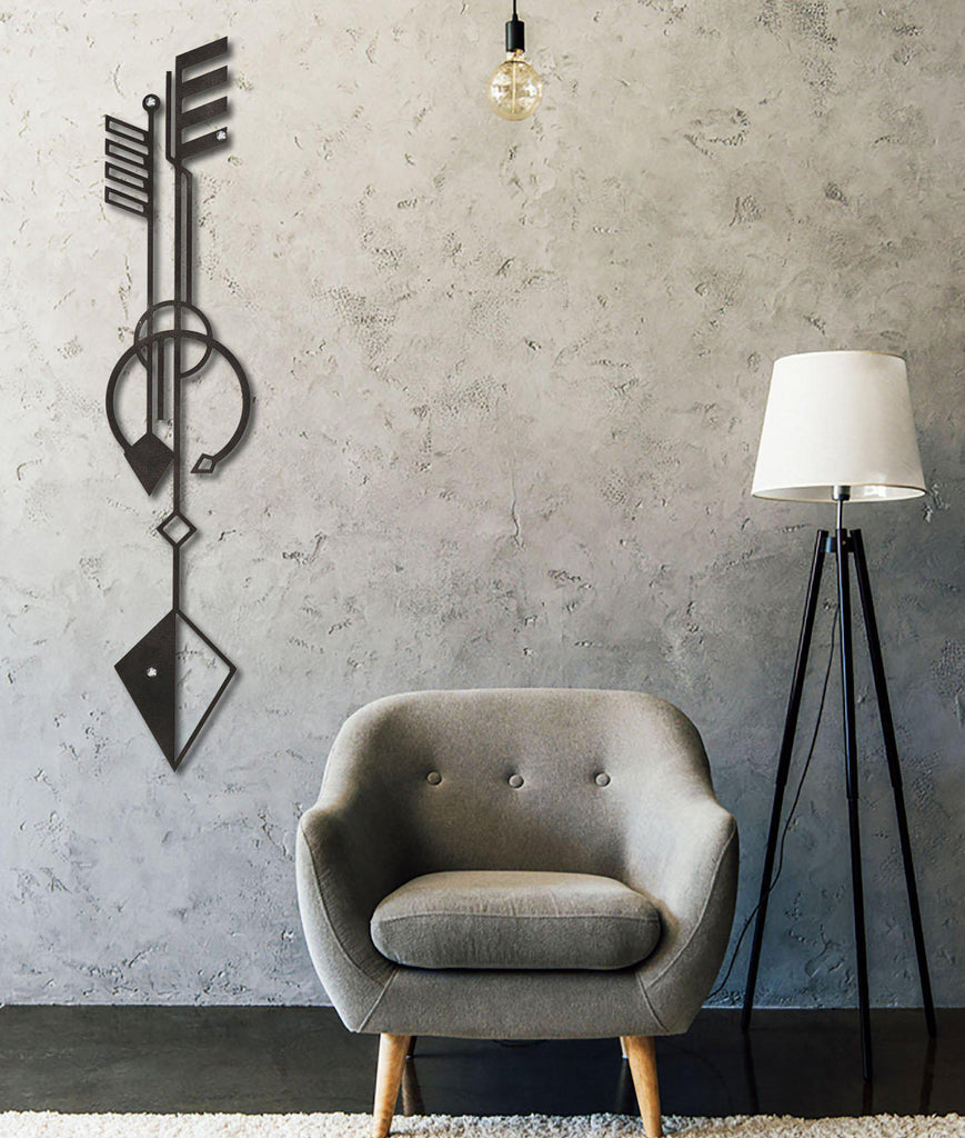 Metal duvar dekor-archtwain-Nubian - Metal Wall Art-home office decorations