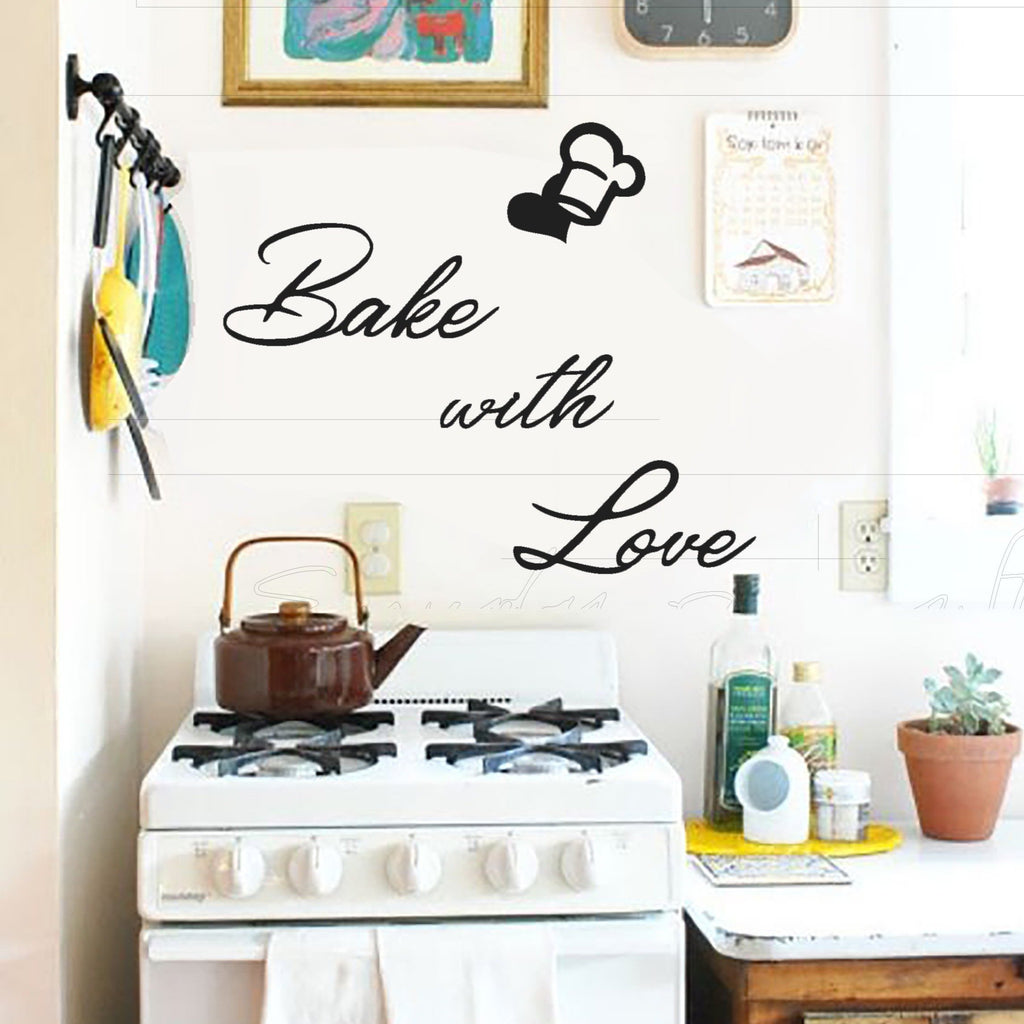 -archtwain-Bake with Love Metal Wall Letter-home office decorations