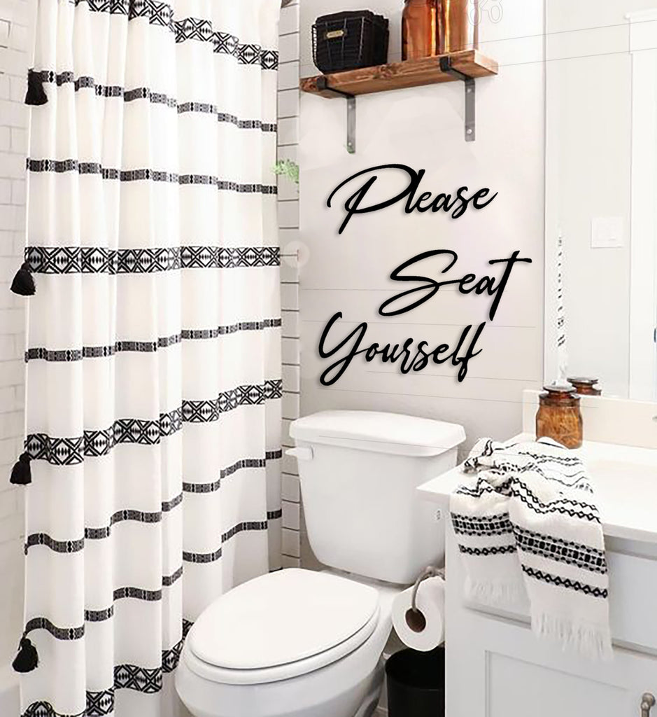 -archtwain-Please Seat Yourself Metal Wall Letter-home office decorations