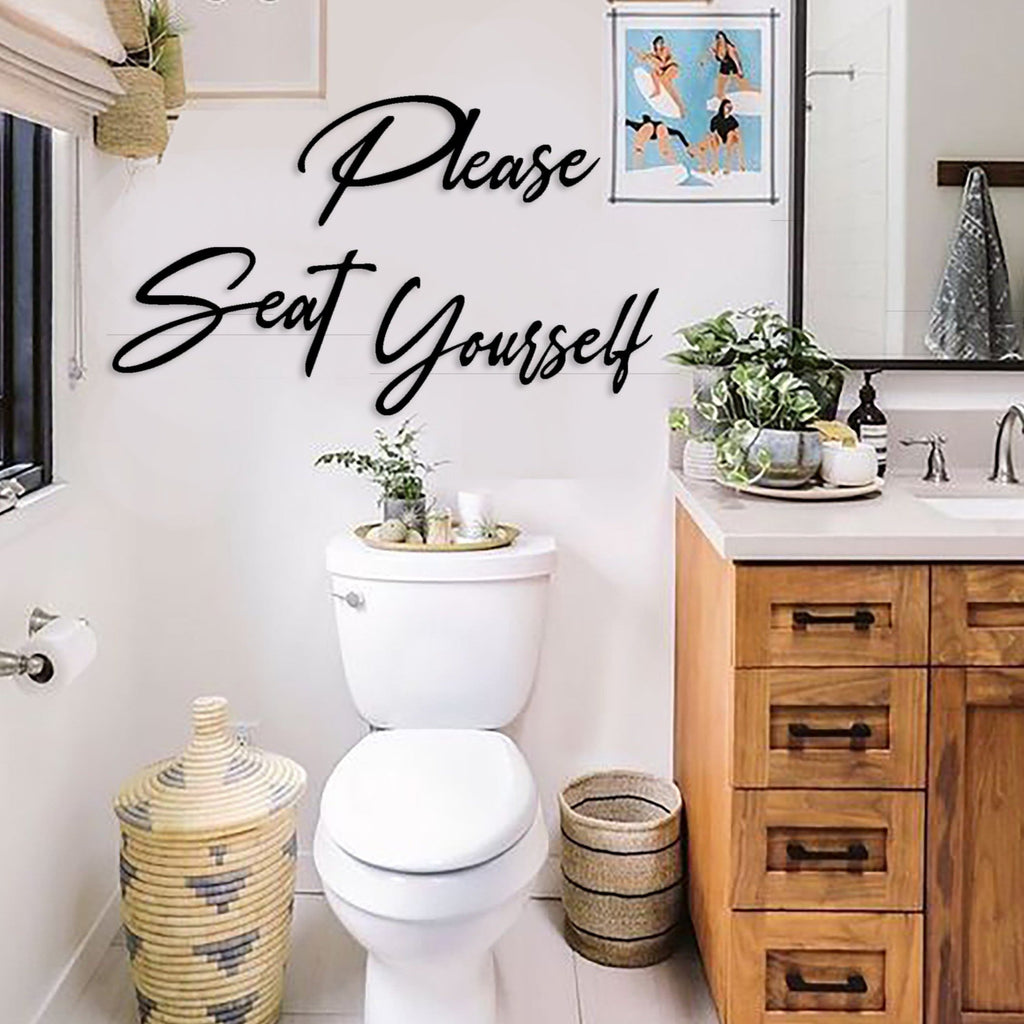 -archtwain-Please Seat Yourself Metal Wall Letter-home office decorations