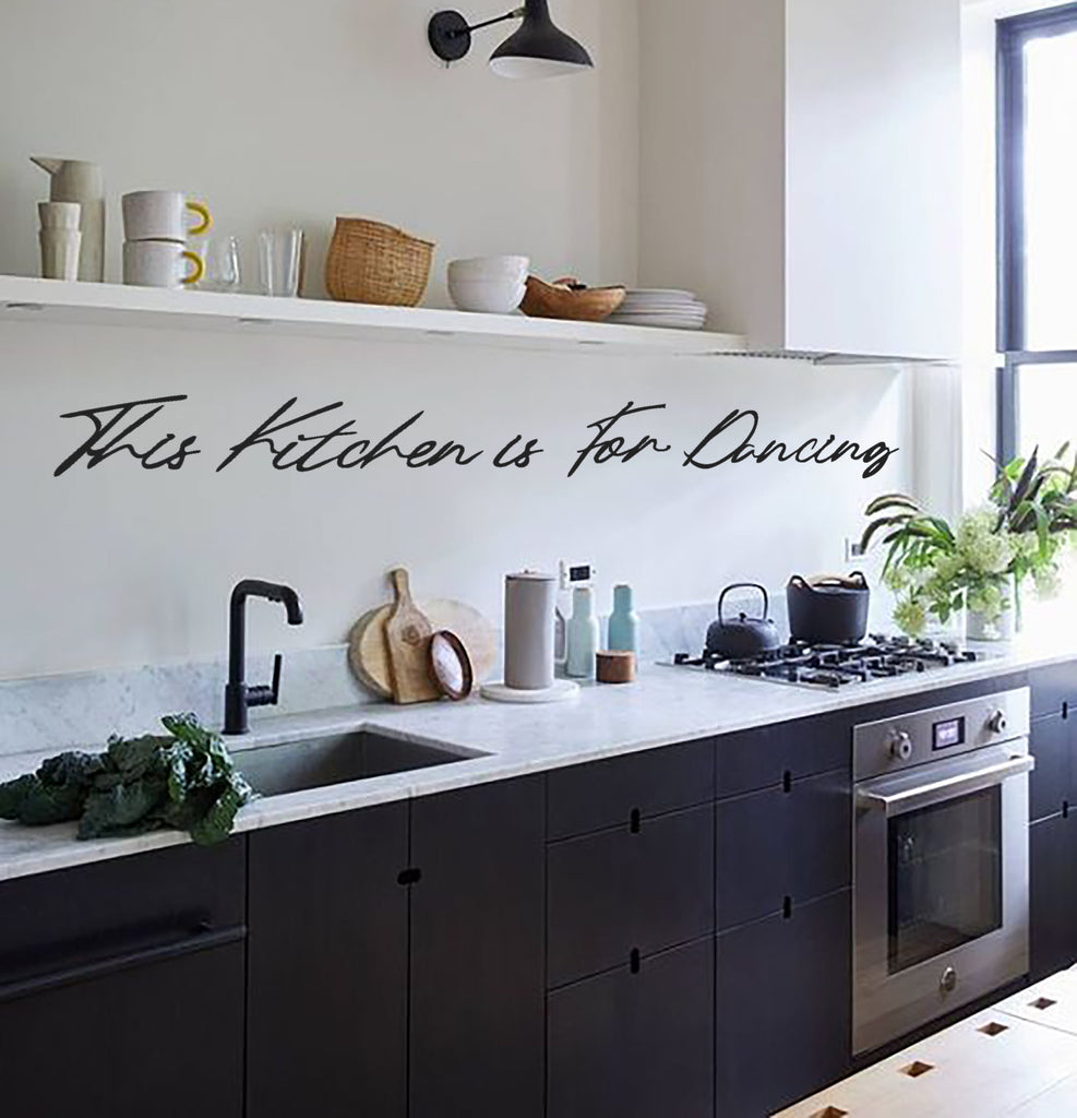 -archtwain-This Kitchen is for Dancing Metal Wall Letter-home office decorations