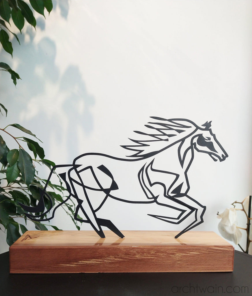 Archtwain - Minimal Heykel Horse-heykel-www.archtwain.com -